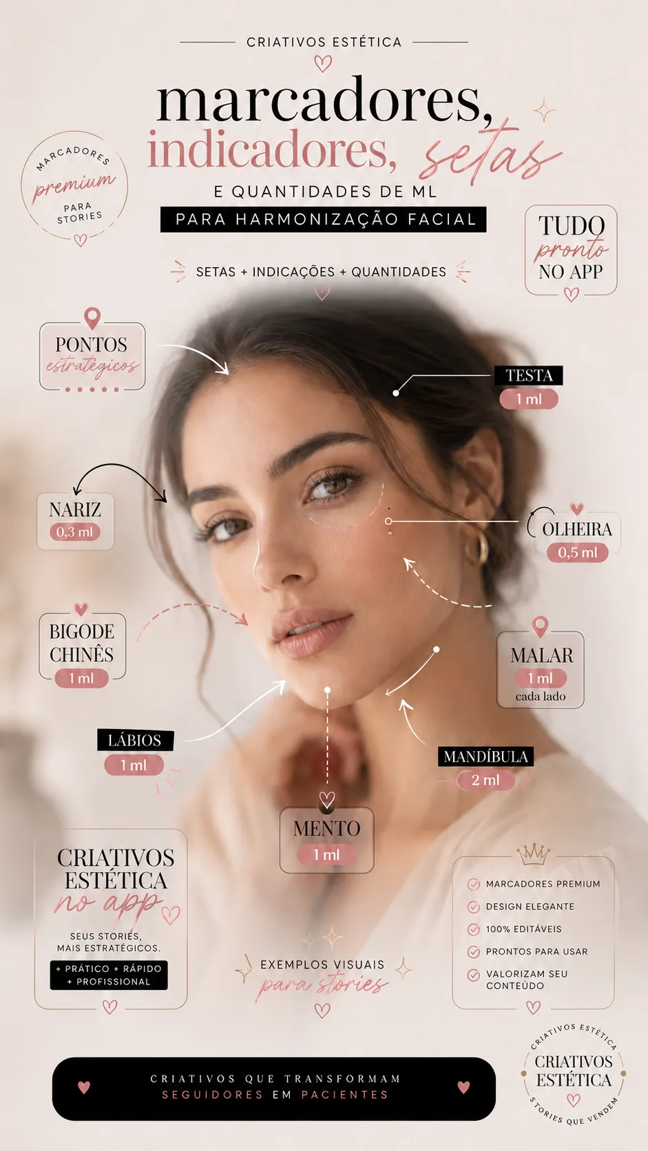 Exemplo de Story no app: Marcadores & ml